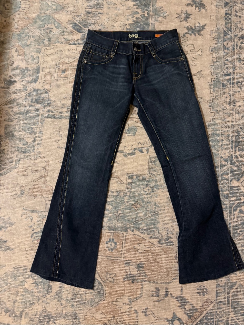 Tag Dark Blue Flare Jeans